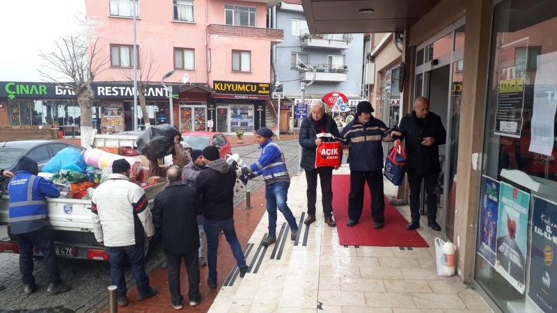 Amasra Belediyesi de seferber oldu