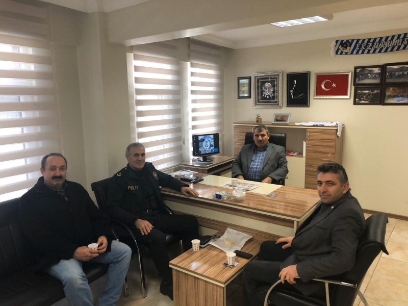 Amasra Emniyet Müdürü’nden Erzurumlular’a ziyaret