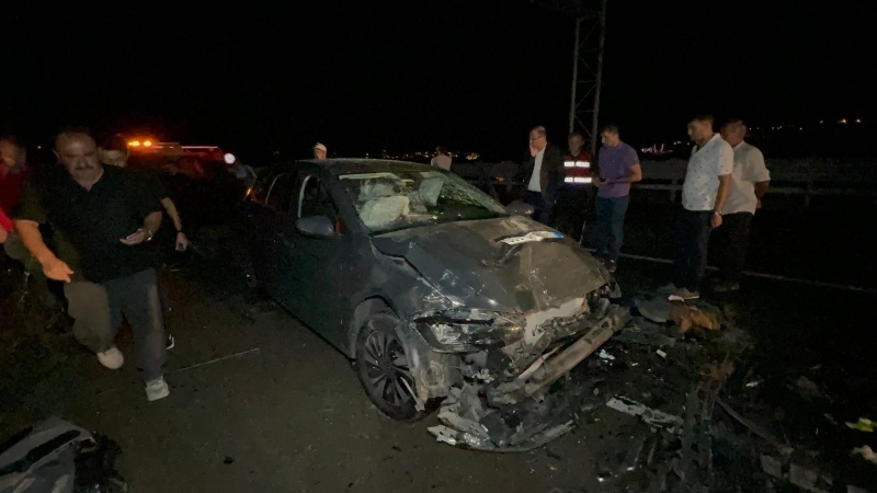 Amasra tünel çıkışında feci kaza: 1 ölü, 4 yaralı