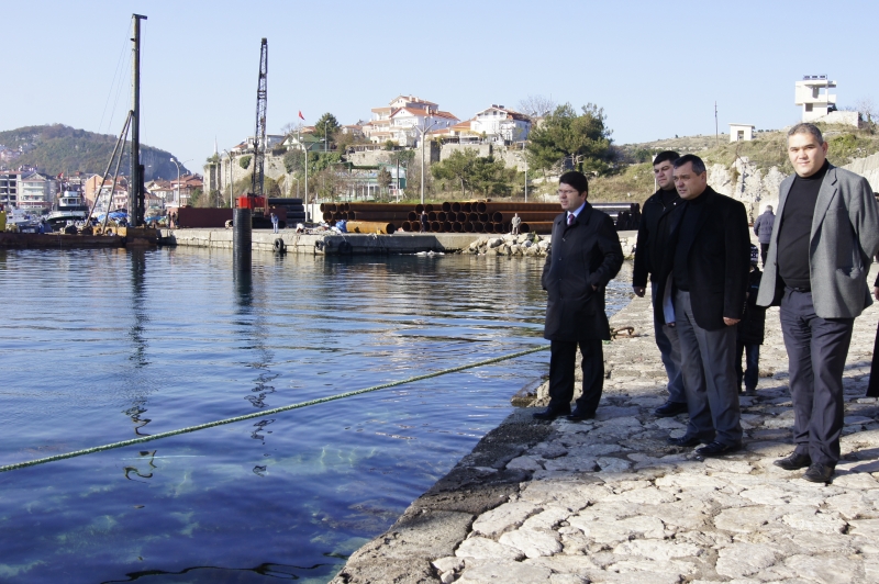 Amasra yolcu limanı ilk misafirlerini ağırlayacak
