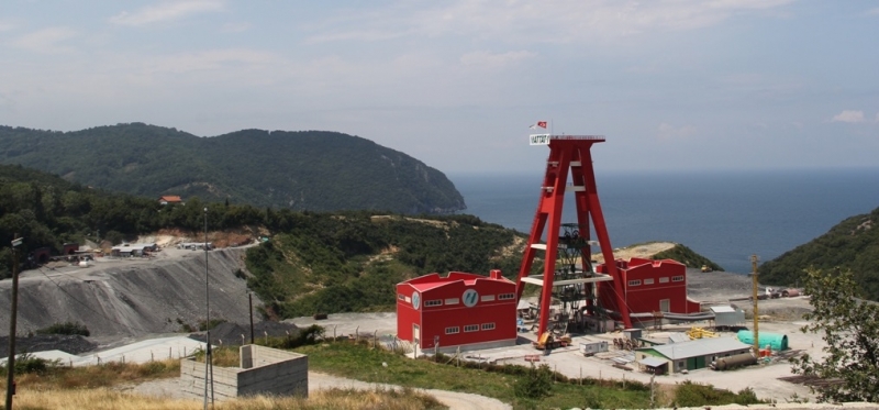 Amasra'daki özel sektöre ait taşkömürü tesisinde hırsızlık