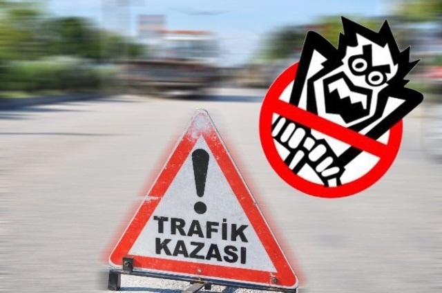 Araçlar kafa kafaya çarpıştı: 2 yaralı!