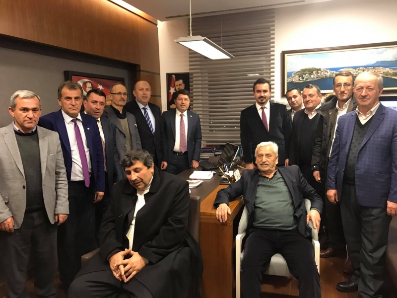Arıtlı muhtarlardan Tunç’a ziyaret