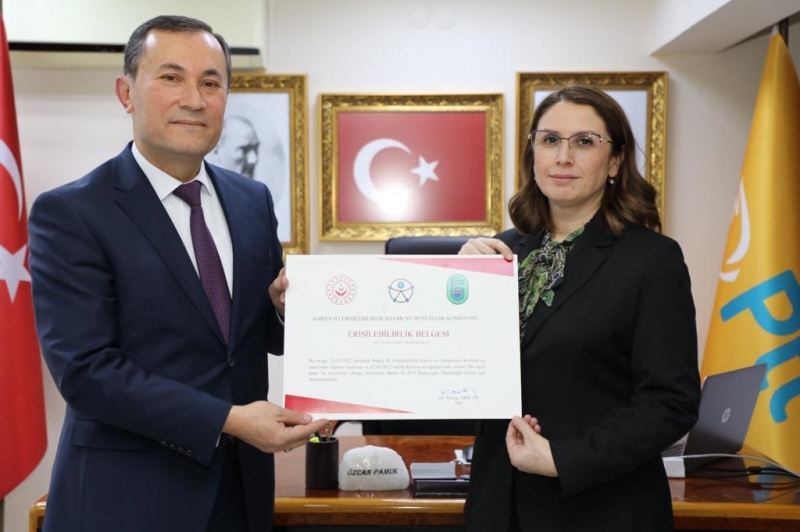 Arslan’dan PTT Başmüdürüne ziyaret