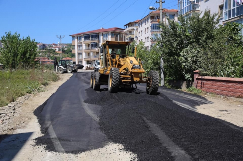 Asfalt ekipleri 419. Sokak’ta