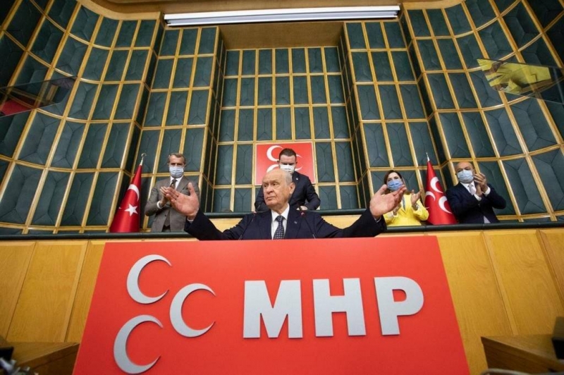 Bahçeli, Grup konuşmasında başsağlığı diled