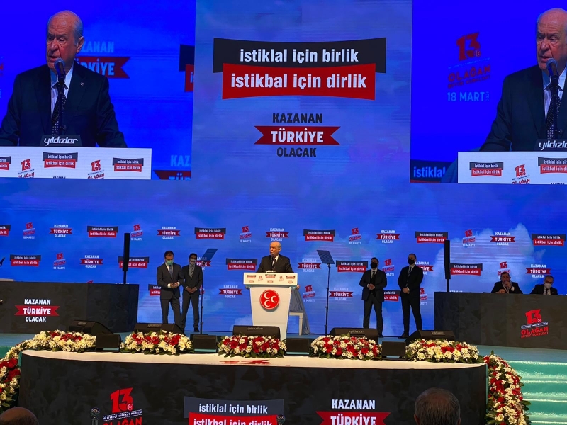 Bahçeli, tekrar Genel Başkan seçildi