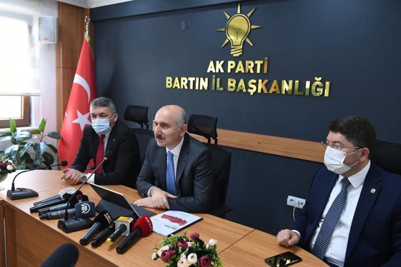 Bakan Karaismailoğlu: “Bartın’ı bir adım öne taşıyacak her projenin destekçisiyiz”