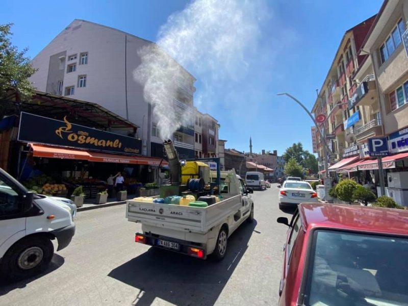 Bakanlık onaylı dezenfektan kullanılıyor