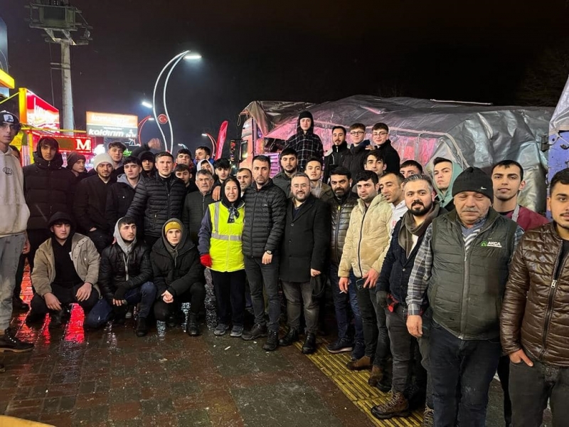 BARFED, 2 tır dolusu yardım götürdü