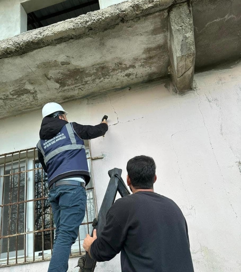 Bartın ekibi bölgede hasar tespiti yapıyor