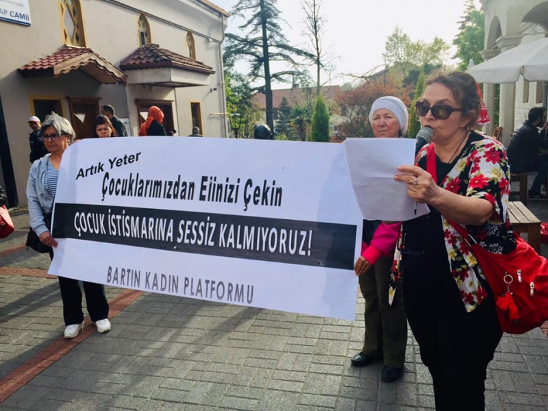 Bartın Kadın Platformu: “Çocuklarımızdan elinizi çekin”