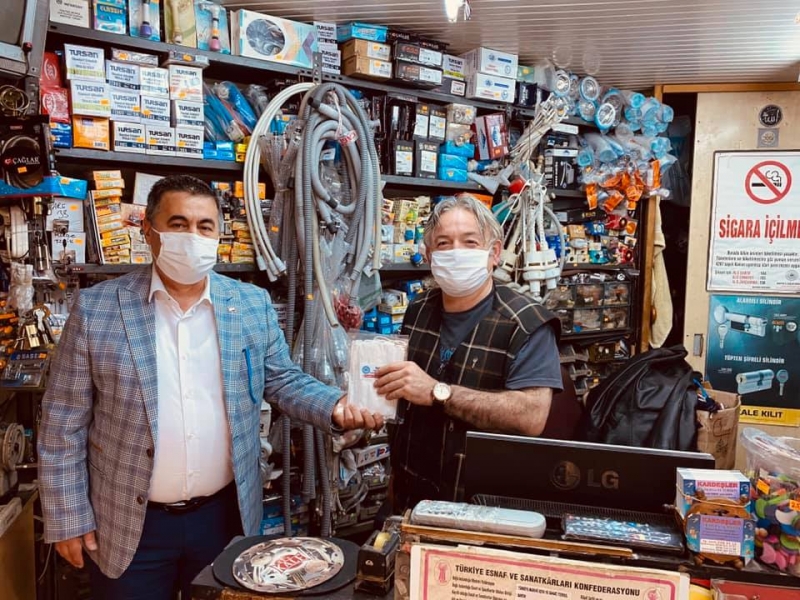 Bartın MESO’dan Covid-19 ile mücadeleye maska desteği