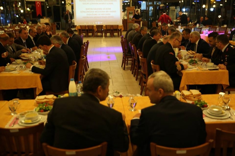 Bartın protokolü Vali Dirim’e veda etti