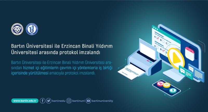 Bartın Üniversitesi ile Erzincan Binali Yıldırım Üniversitesi arasında protokol imzalandı