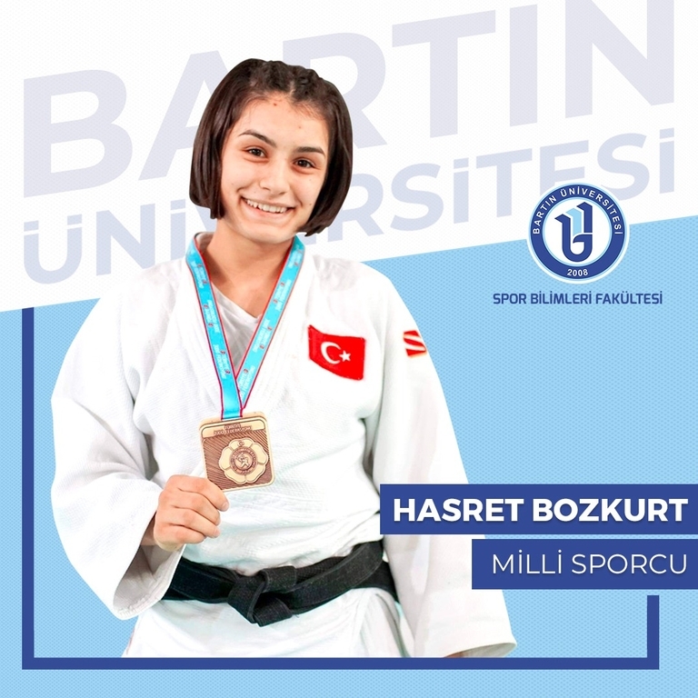 Bartın Üniversitesi öğrencisi Hasret Bozkurt, Avrupa üçüncüsü oldu
