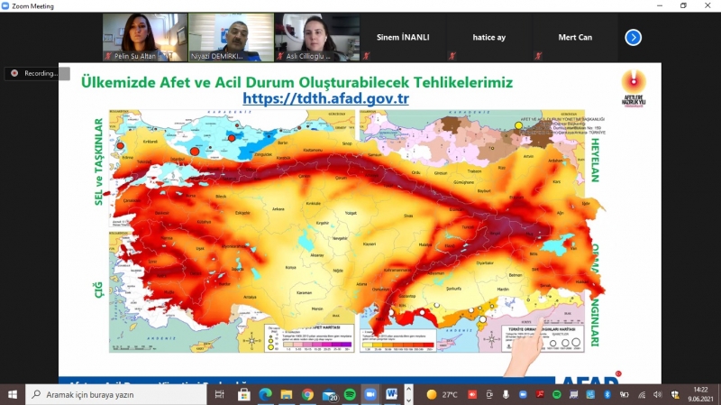 Bartın Üniversitesi personeli ve öğrencilerine “Afet Farkındalık Eğitimi” verildi