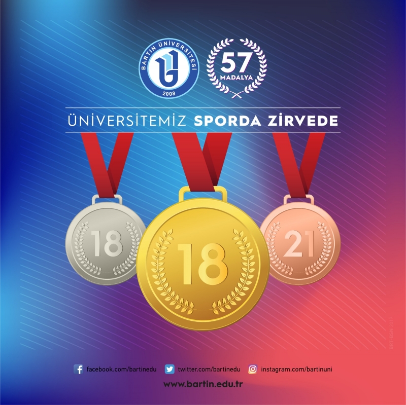 Bartın Üniversitesi sporda zirvede