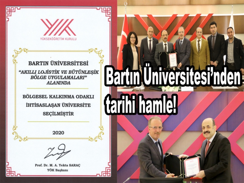 Bartın Üniversitesinden tarihi hamle!
