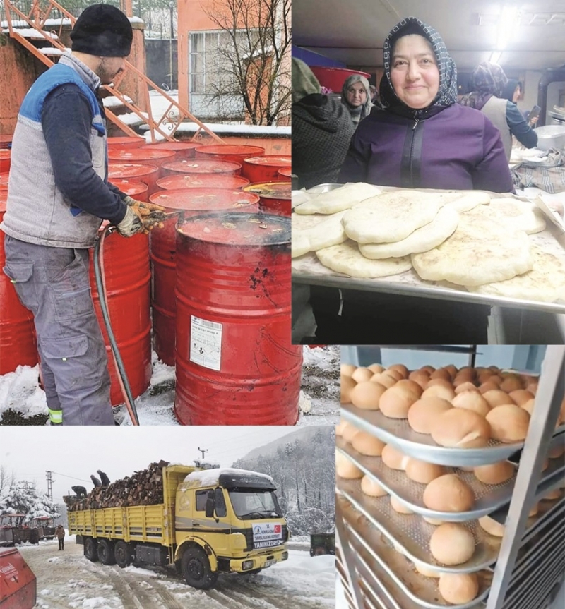 Bartın yüreği, bileği ve aklı ile deprem bölgesinde