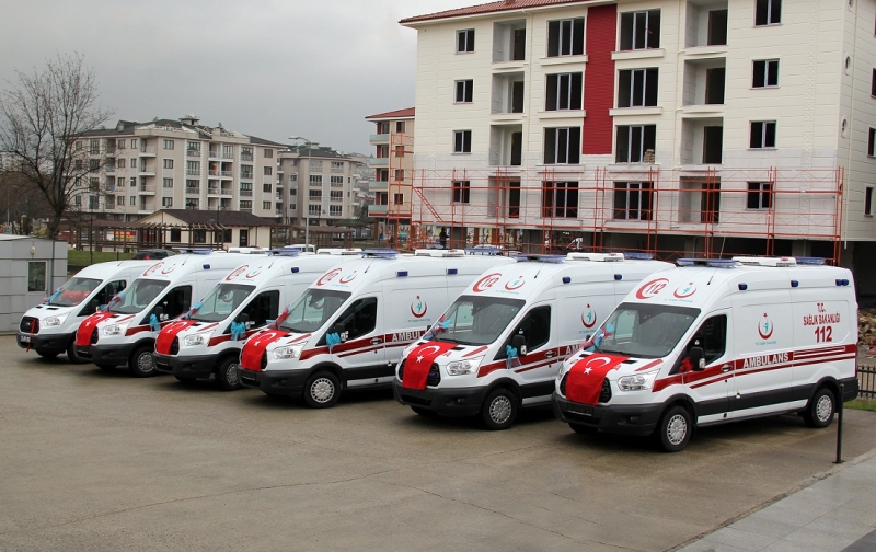 Bartın’a 7 yeni ambulans tahsis edildi