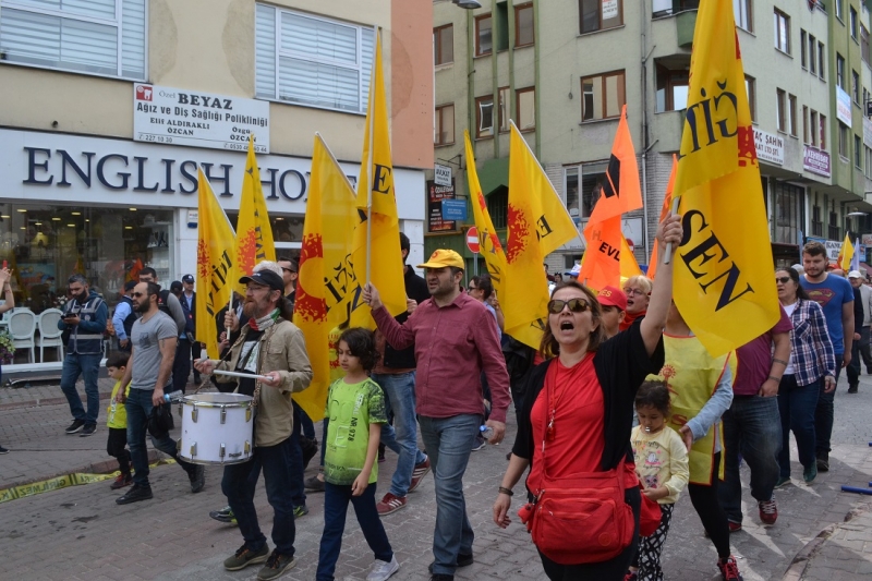 Bartın’da da 1 Mayıs coşkusu vardı