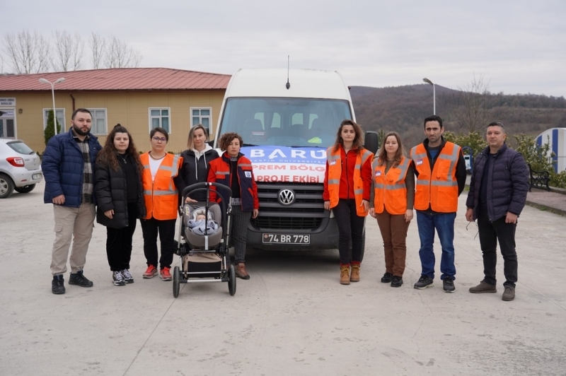 BARÜ afet bölgesindeki varlığını arttırdı