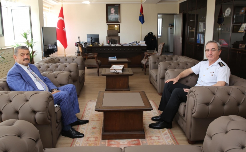Başkan Akın, Albay Semiz’i ziyaret etti