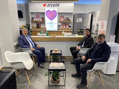 Başkan Akın, esnaf ziyaretindeydi