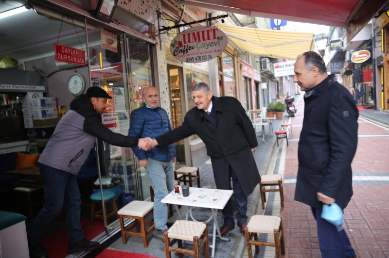 Başkan Akın, esnafın kandilini kutladı