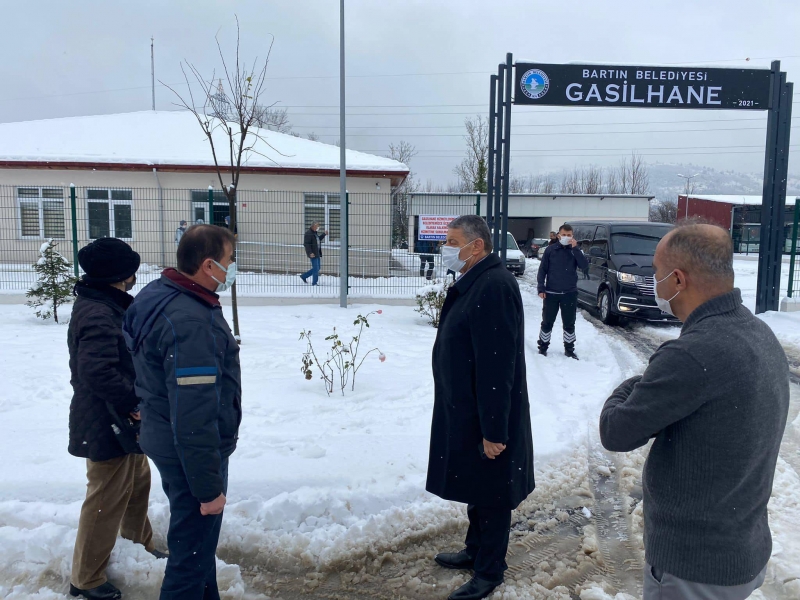 Başkan Akın, Gasilhaneyi ziyaret etti