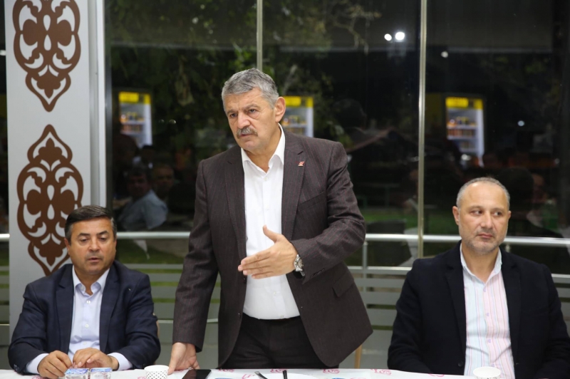 Başkan Akın “hoş sohbetleri için teşekkür ediyorum”