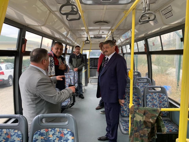 Başkan, Ankara’da otobüs baktı