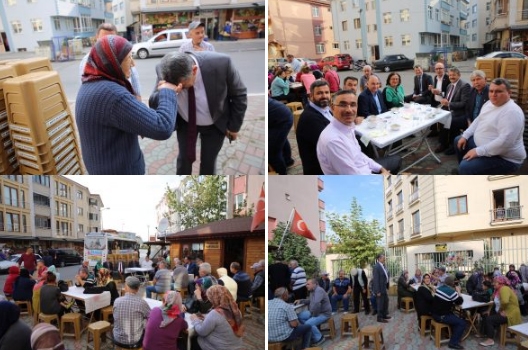 Başkan aşure etkinliğine katıldı