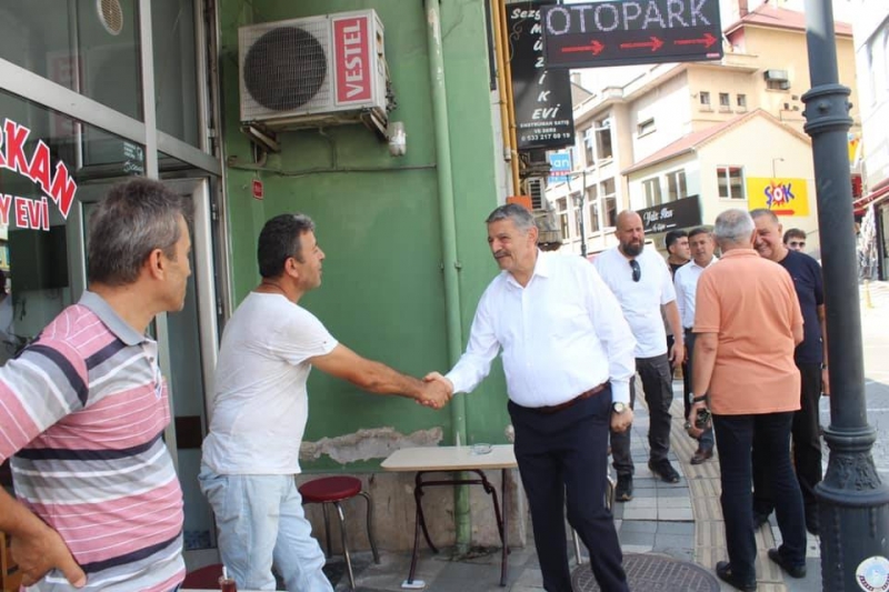 Başkan, esnafları dinledi
