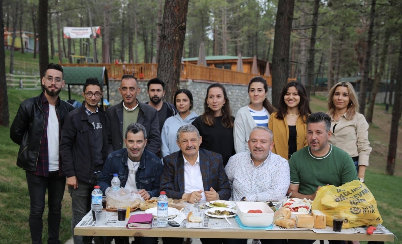 Başkan, EYBEY Medya ile piknikte buluştu