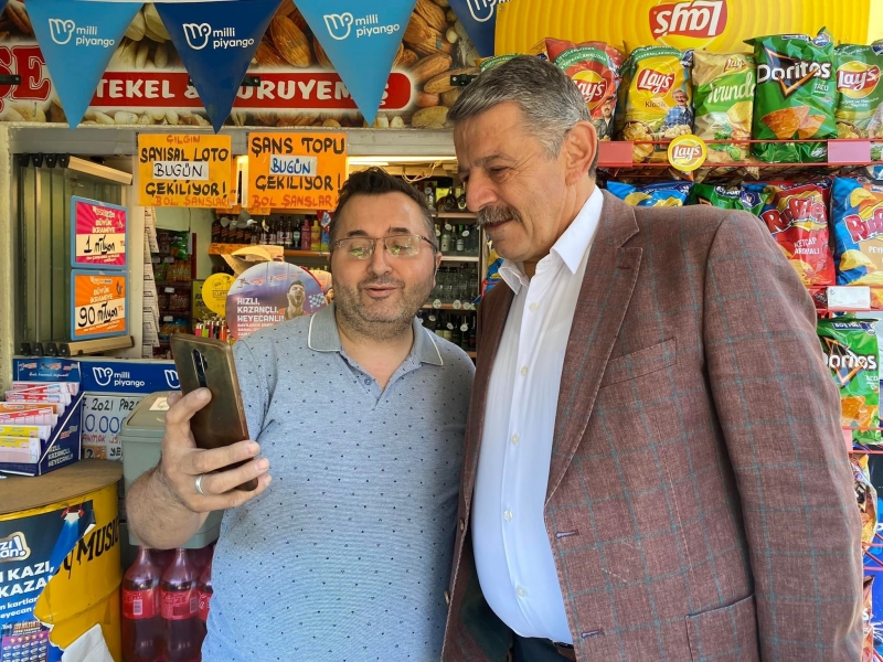 Başkan Kemerköprü esnafını ziyaret etti