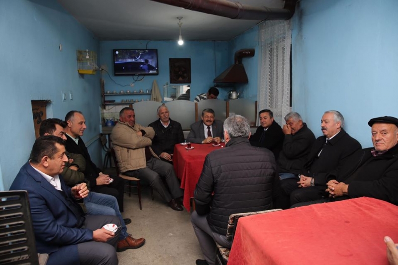 Başkan köy ziyaretlerini sürdürüyor