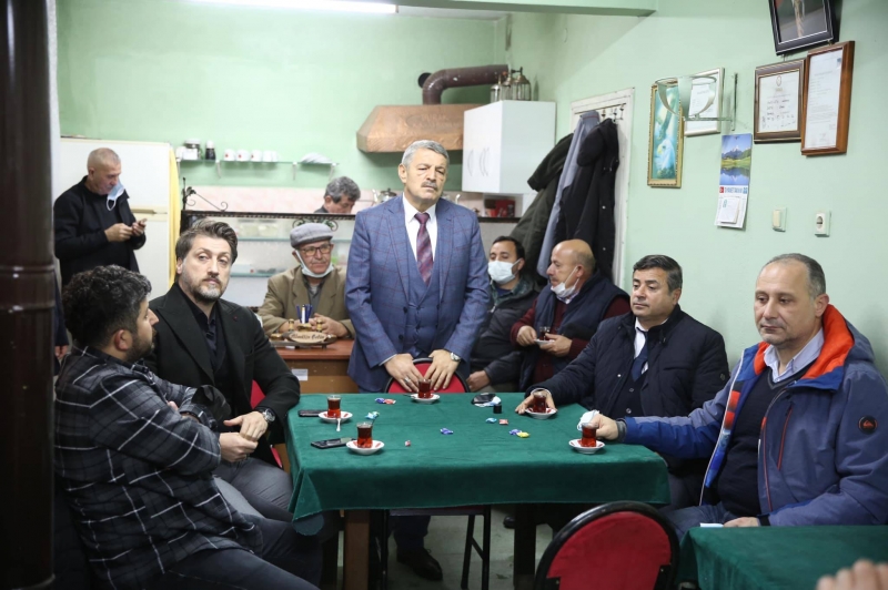 Başkan köy ziyaretlerini sürdürüyor