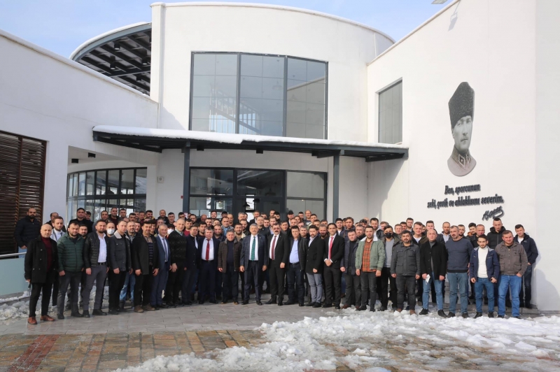 Başkan, madencilerle bir araya geldi