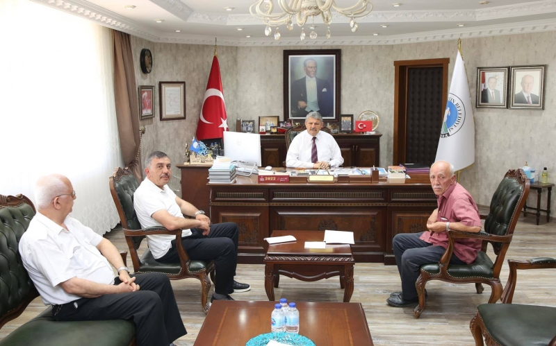 Başkan, misafirlerini ağırladı