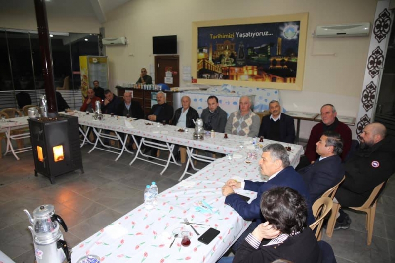 Başkan muhtarlarla çalışmaları değerlendirdi