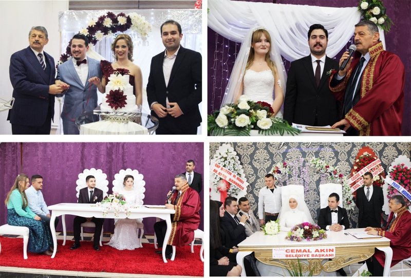 Başkan, mutluluklara ortak oldu