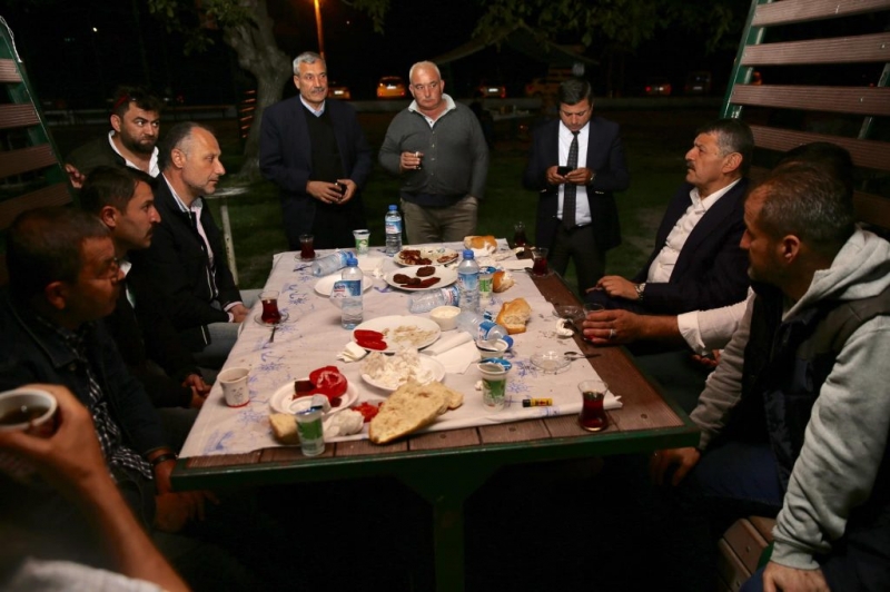 Başkan pikniğe katıldı