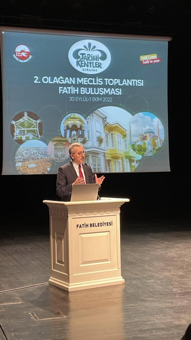 Başkan, Tarihi Kentler Birliği toplantısına katıldı