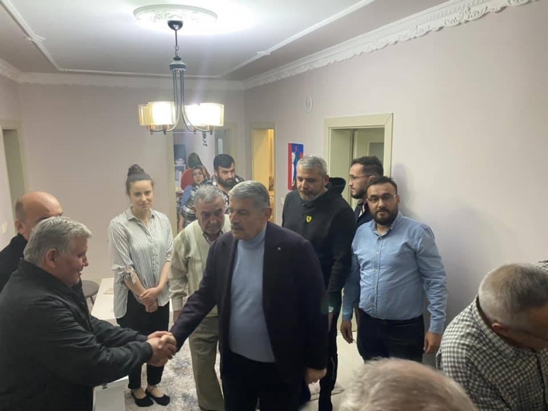 Başkan Terkehatipler’de bir eve konuk oldu