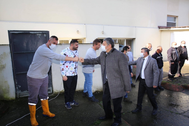 Başkan’dan Veteriner İşleri Müdürlüğü’ne ziyaret