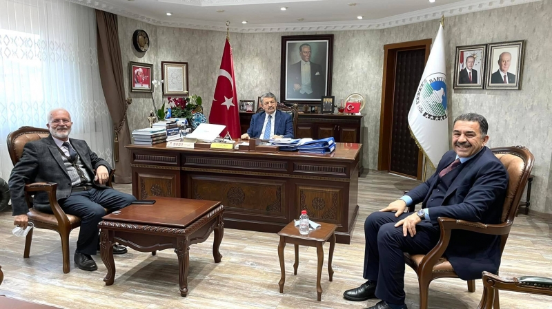 Başkan’ın MİS’ten ziyaretçileri vardı