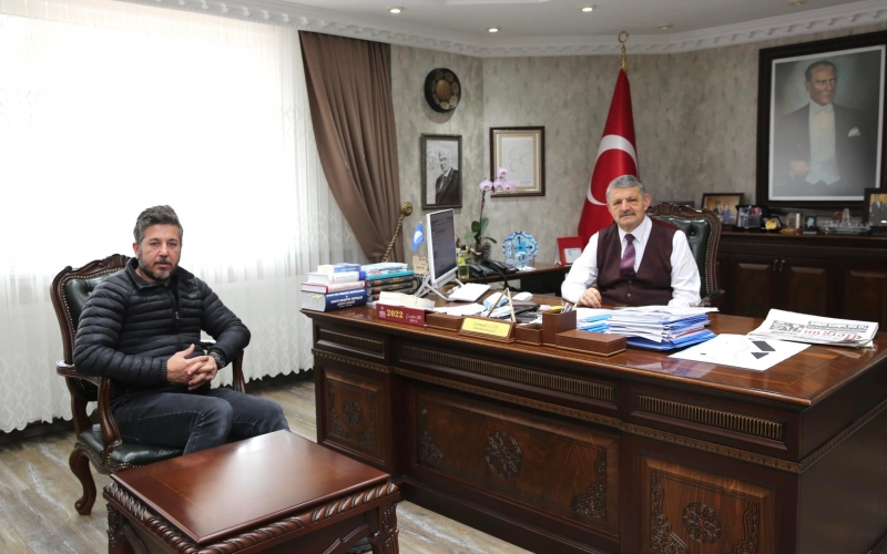 Başkan’la gündeme dair sohbet