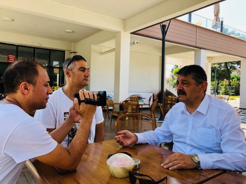 BAŞKAN,YENİ PROJELERİ GAZETEMİZE AÇIKLADI